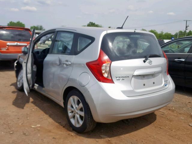 3N1CE2CP0EL366329 - 2014 NISSAN VERSA NOTE SILVER photo 3