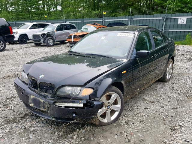 WBAEU33494PF62924 - 2004 BMW 325 XI BLACK photo 2