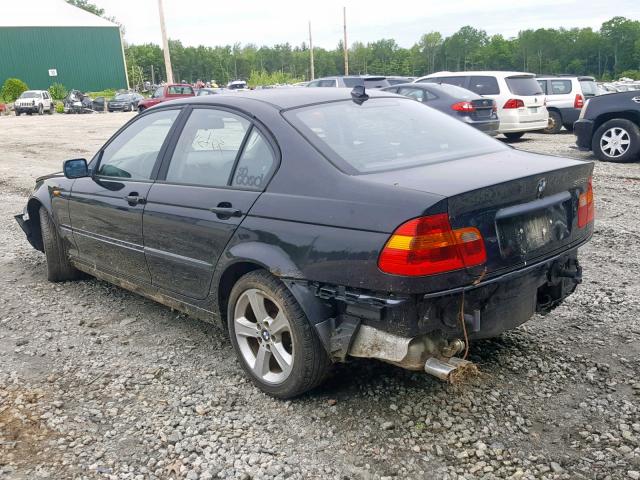 WBAEU33494PF62924 - 2004 BMW 325 XI BLACK photo 3