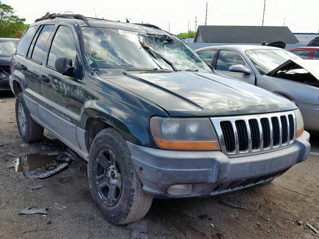 1J4GW48S5YC241647 - 2000 JEEP GRAND CHER GRAY photo 1