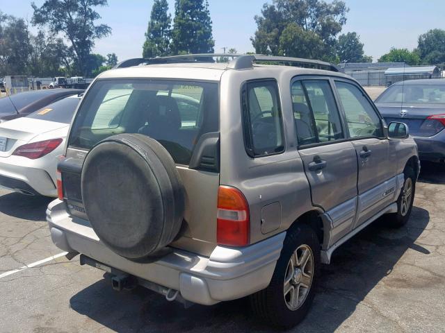 2CNBE634726919964 - 2002 CHEVROLET TRACKER LT BEIGE photo 4