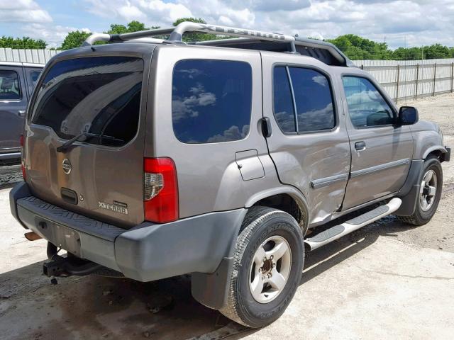 5N1ED28Y94C647027 - 2004 NISSAN XTERRA XE TAN photo 4