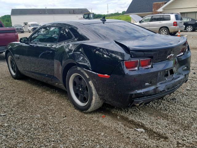 2G1FA1E39D9223352 - 2013 CHEVROLET CAMARO LS BLACK photo 3