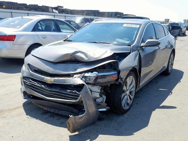1G1ZH5SX5HF173568 - 2017 CHEVROLET MALIBU PRE CHARCOAL photo 2