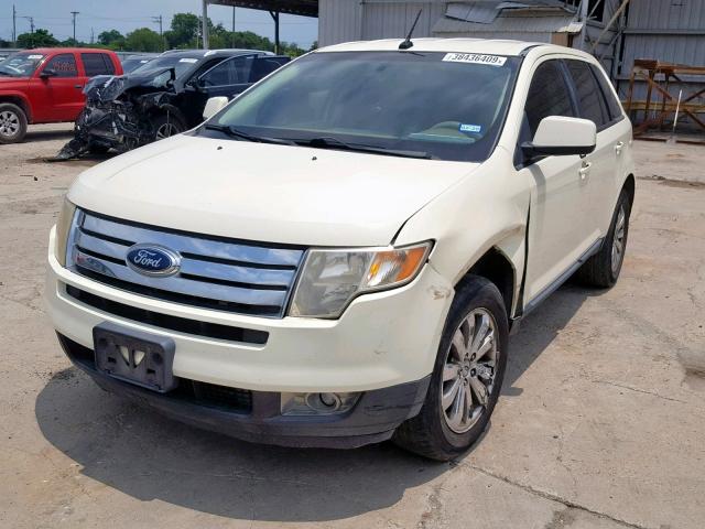 2FMDK38C57BA51011 - 2007 FORD EDGE SEL CREAM photo 2