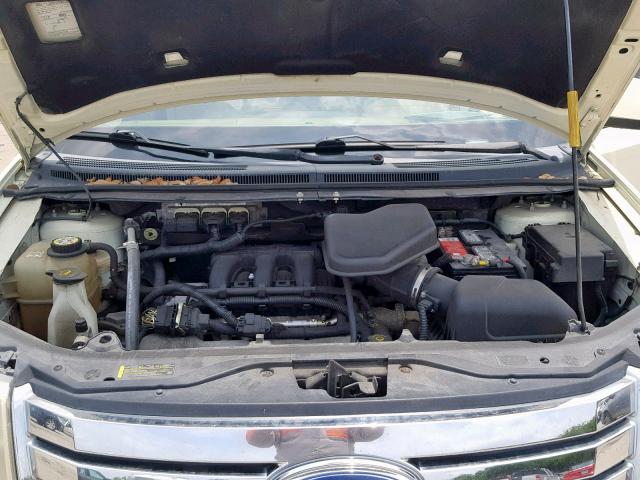 2FMDK38C57BA51011 - 2007 FORD EDGE SEL CREAM photo 7