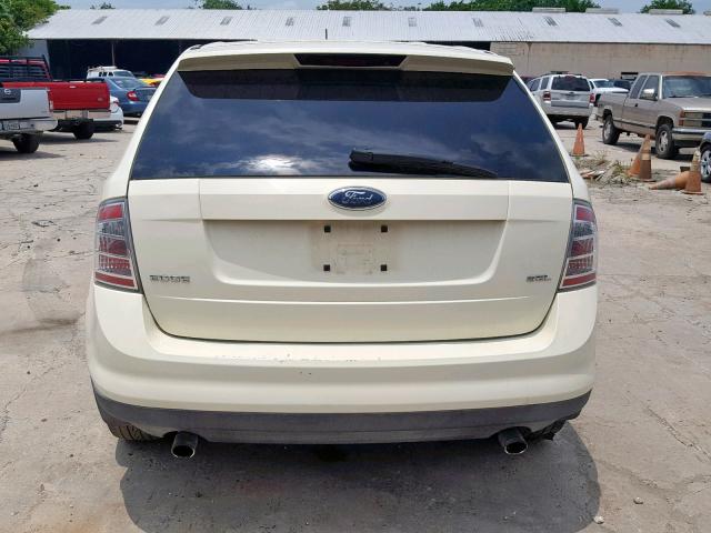 2FMDK38C57BA51011 - 2007 FORD EDGE SEL CREAM photo 9