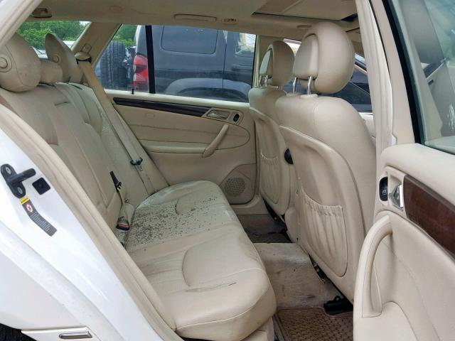 WDBRH81J55F621498 - 2005 MERCEDES-BENZ C 240 SPOR WHITE photo 6