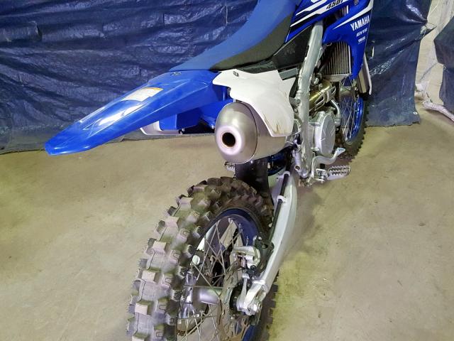 JYACJ22C9JA003239 - 2018 YAMAHA YZ450 F BLUE photo 9