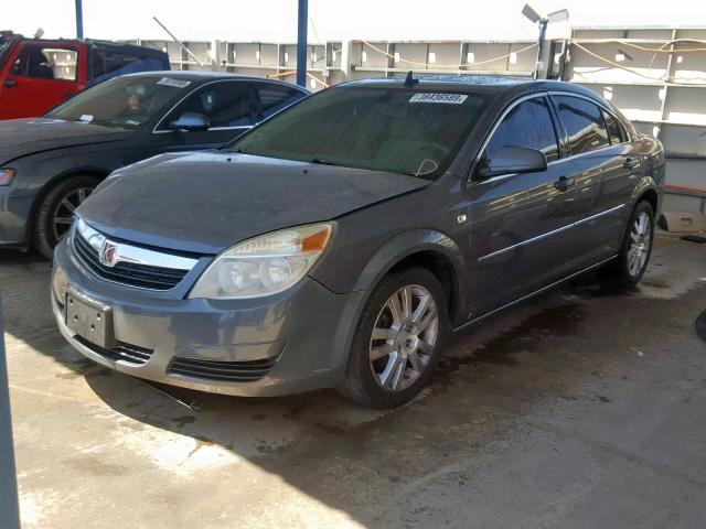 1G8ZS57N48F124646 - 2008 SATURN AURA XE GRAY photo 2