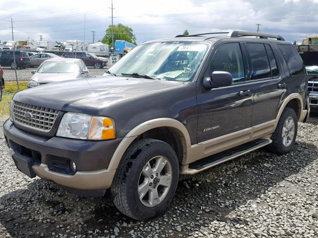 1FMDU74W95ZA42078 - 2005 FORD EXPLORER E GREEN photo 2