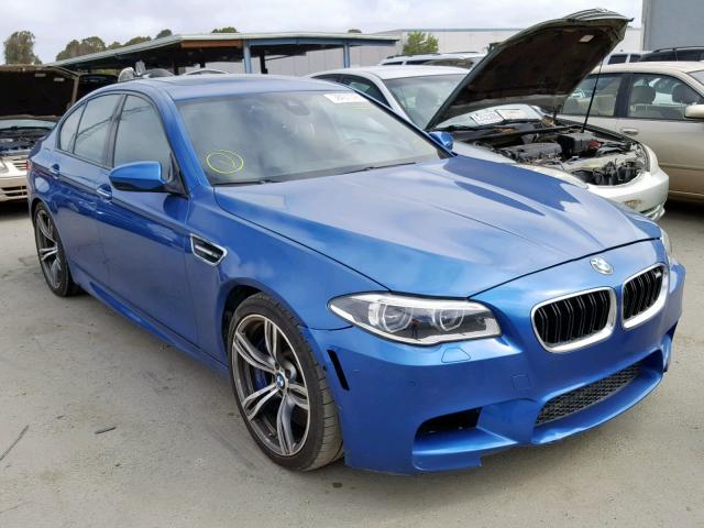 WBSFV9C55FD595235 - 2015 BMW M5 BLUE photo 1