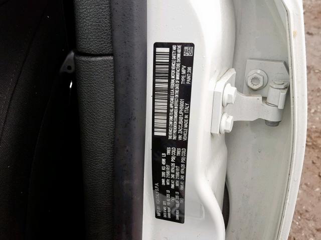 ZACCJBAB1JPH59001 - 2018 JEEP RENEGADE S თეთრი ფოტო 10