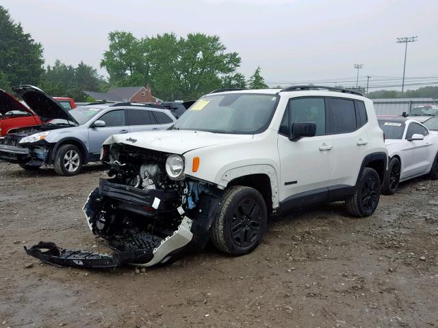 ZACCJBAB1JPH59001 - 2018 JEEP RENEGADE S თეთრი ფოტო 2