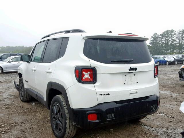 ZACCJBAB1JPH59001 - 2018 JEEP RENEGADE S თეთრი ფოტო 3