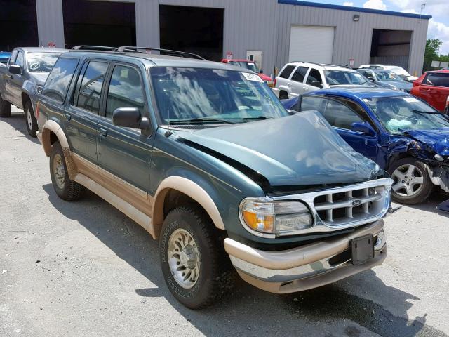 1FMDU34X5TZB45576 - 1996 FORD EXPLORER GREEN photo 1