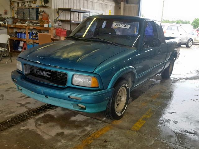 1GTCS1945T8514404 - 1996 GMC SONOMA GREEN photo 2