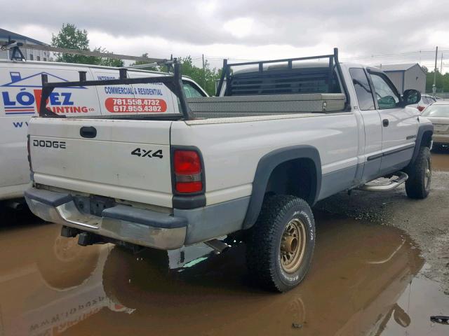 3B7KF23Z91G817364 - 2001 DODGE RAM 2500 WHITE photo 4