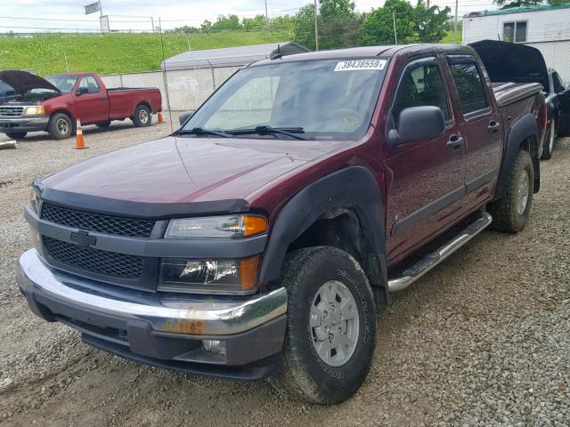 1GCDT43EX88187154 - 2008 CHEVROLET COLORADO L RED photo 2