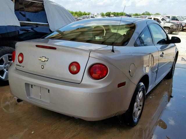 1G1AL15F567878370 - 2006 CHEVROLET COBALT LT SILVER photo 4