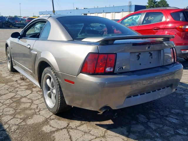 1FAFP42X02F122225 - 2002 FORD MUSTANG GT TAN photo 3