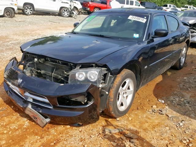 2B3CA3CV8AH165764 - 2010 DODGE CHARGER SX BLACK photo 2