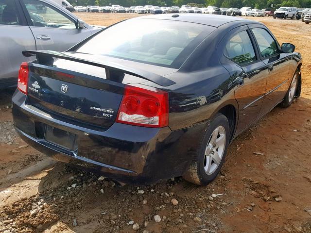 2B3CA3CV8AH165764 - 2010 DODGE CHARGER SX BLACK photo 4