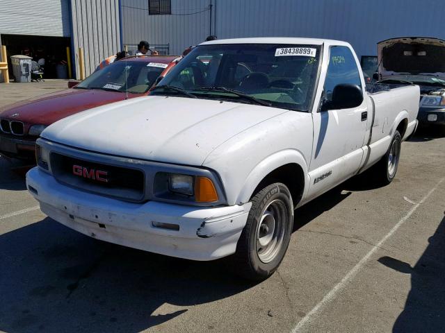 1GTCS14Z7S8537281 - 1995 GMC SONOMA WHITE photo 2