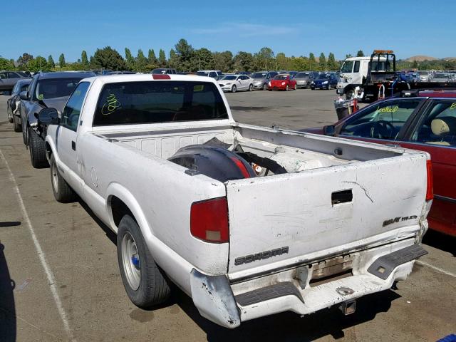 1GTCS14Z7S8537281 - 1995 GMC SONOMA WHITE photo 3