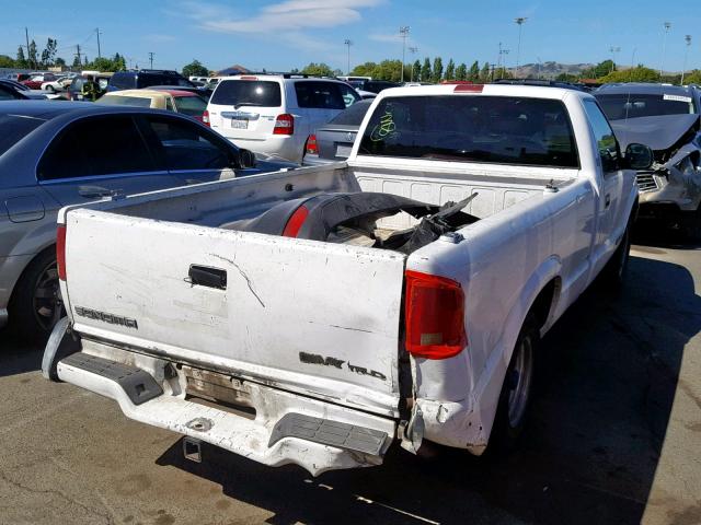 1GTCS14Z7S8537281 - 1995 GMC SONOMA WHITE photo 4