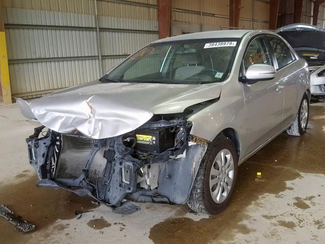 KNAFU4A21C5509167 - 2012 KIA FORTE EX SILVER photo 2