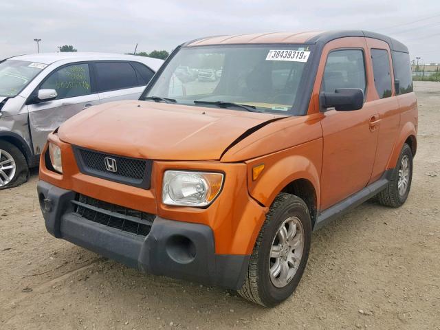 5J6YH28716L015746 - 2006 HONDA ELEMENT EX ORANGE photo 2