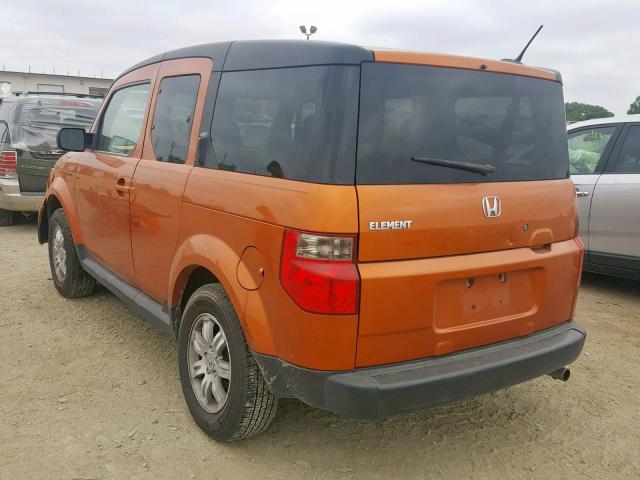 5J6YH28716L015746 - 2006 HONDA ELEMENT EX ORANGE photo 3