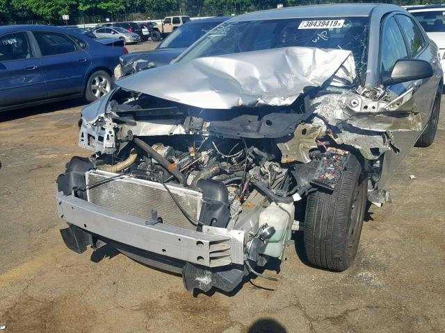 1G1ZA5E15BF179096 - 2011 CHEVROLET MALIBU LS SILVER photo 9