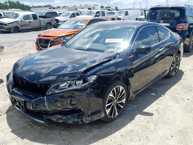 1HGCT1B84HA006419 - 2017 HONDA ACCORD EXL BLACK photo 2