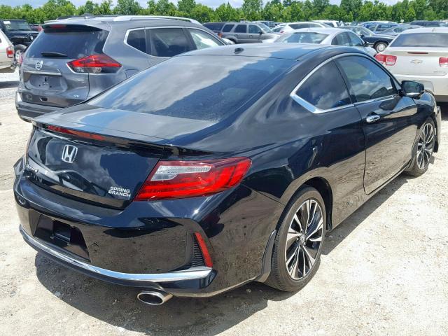 1HGCT1B84HA006419 - 2017 HONDA ACCORD EXL BLACK photo 4