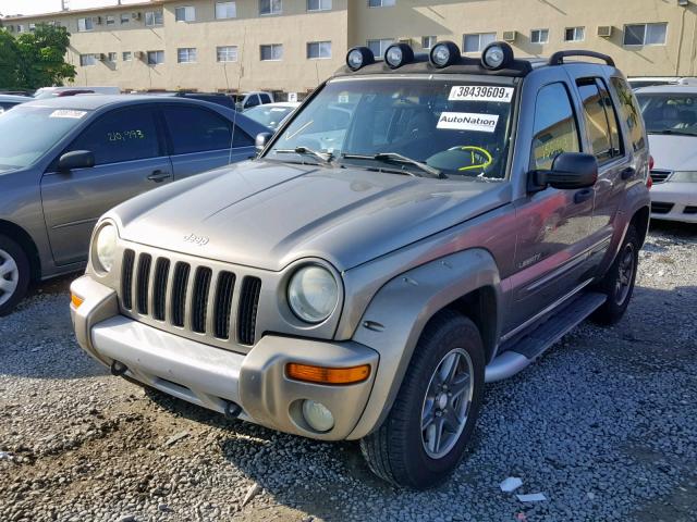 1J4GK38K22W367606 - 2002 JEEP LIBERTY RE GRAY photo 2