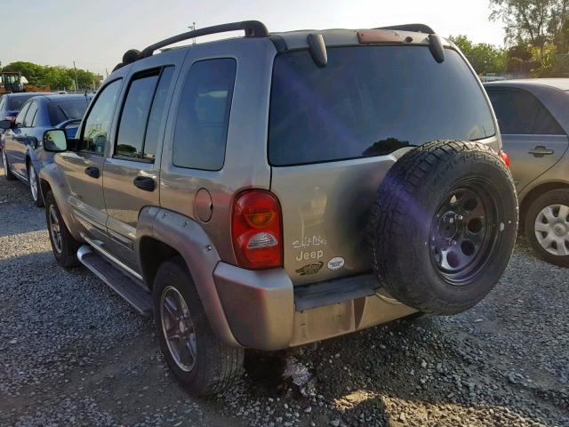 1J4GK38K22W367606 - 2002 JEEP LIBERTY RE GRAY photo 3