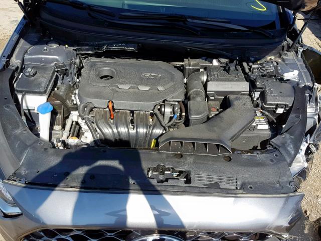 5NPE34AF0JH626398 - 2018 HYUNDAI SONATA SPO SILVER photo 7