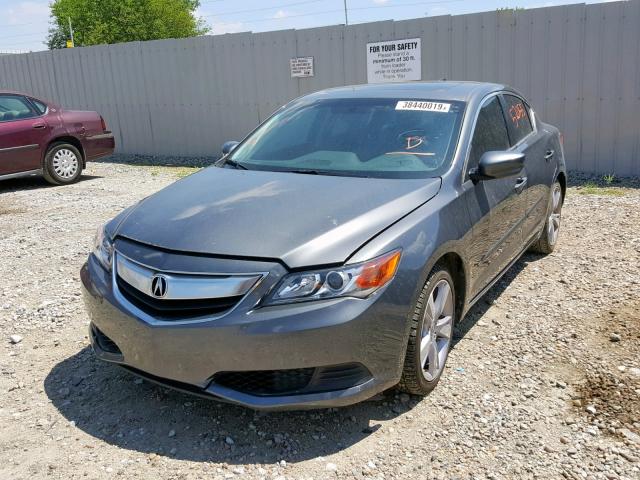 19VDE1F30EE013736 - 2014 ACURA ILX 20 GRAY photo 2