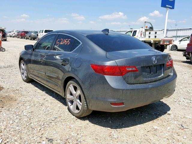 19VDE1F30EE013736 - 2014 ACURA ILX 20 GRAY photo 3