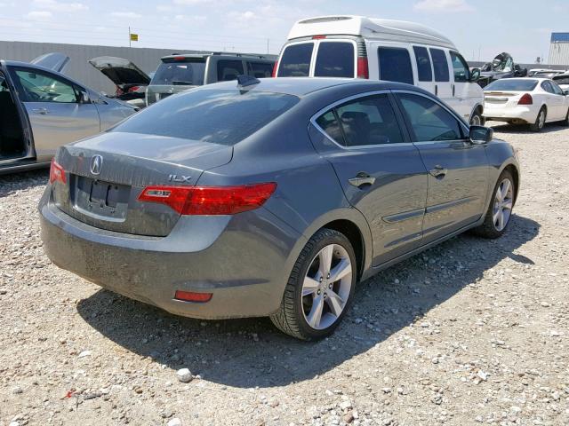 19VDE1F30EE013736 - 2014 ACURA ILX 20 GRAY photo 4