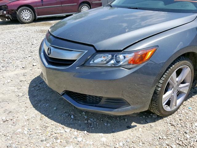 19VDE1F30EE013736 - 2014 ACURA ILX 20 GRAY photo 9