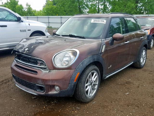 WMWZC5C5XFWP45974 - 2015 MINI COOPER S C BROWN photo 2