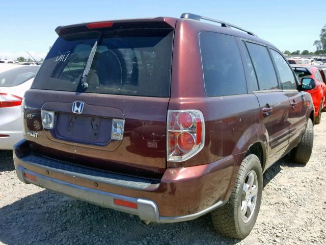 5FNYF28328B023143 - 2008 HONDA PILOT SE BLACK photo 4