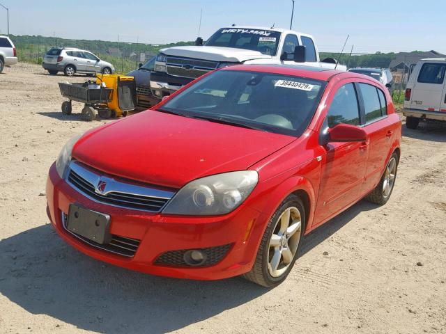 W08AT671385119777 - 2008 SATURN ASTRA XR RED photo 2