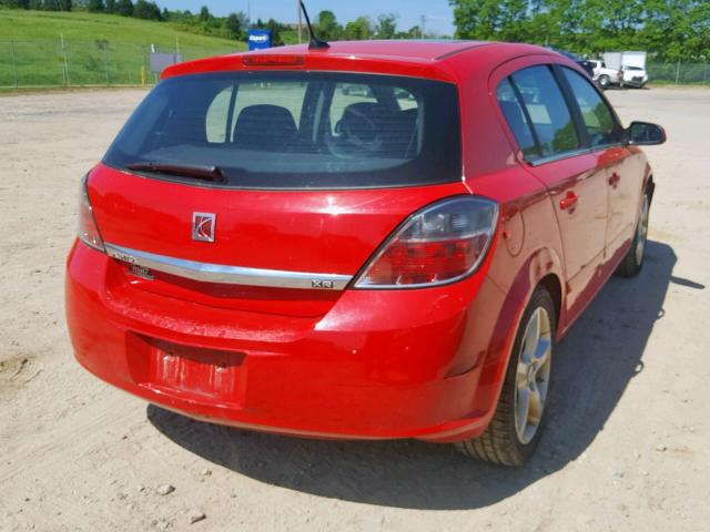 W08AT671385119777 - 2008 SATURN ASTRA XR RED photo 4