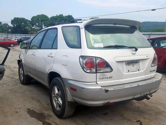 JTJHF10UX20237122 - 2002 LEXUS RX 300 WHITE photo 3