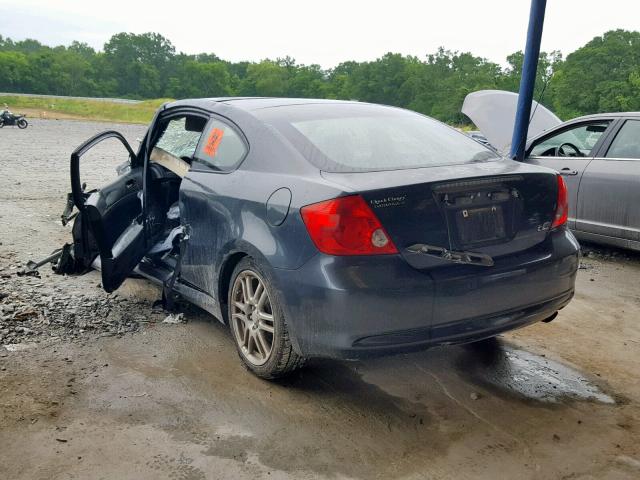 JTKDE177470192957 - 2007 TOYOTA SCION TC ლურჯი ფოტო 3