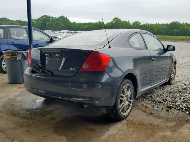 JTKDE177470192957 - 2007 TOYOTA SCION TC ლურჯი ფოტო 4